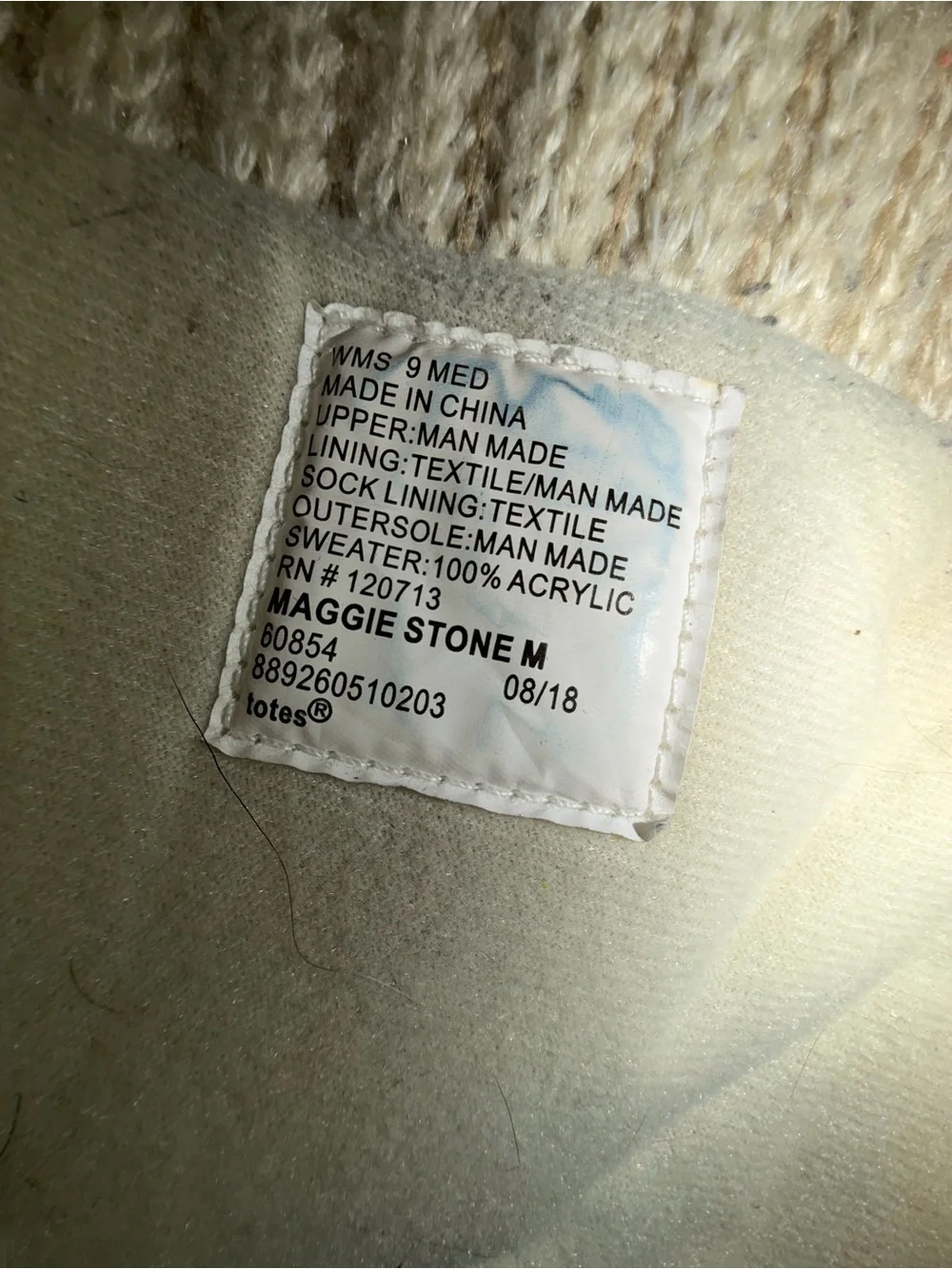 Totes Maggie Stone Taupe Sherpa-Lined Mid-Calf Boots | Size 9